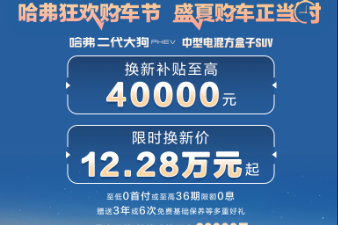 二代大狗PHEV限时钜惠12.28万元起